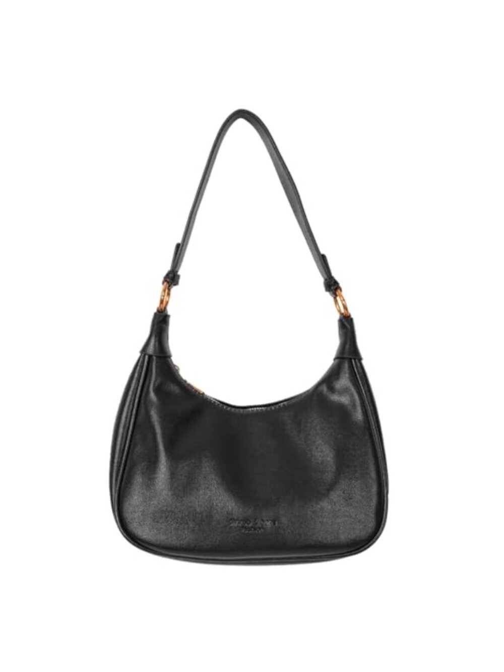 Vegan Leather Crescent Hobo Bag Convertible Crossbody Shoulder Purse